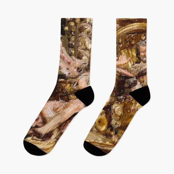 Item preview, Baroque angel blowing a horn  designed and sold by ricoflinn.
