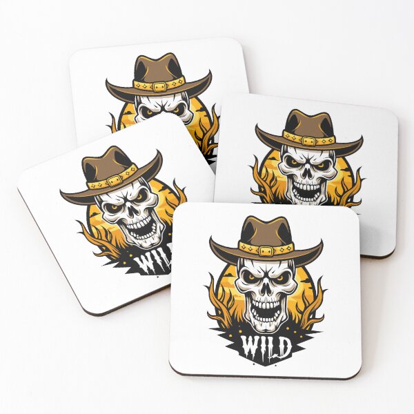 Item preview, Wild Skull Cowboy Shadow Rider designed and sold by Alahchin Art.