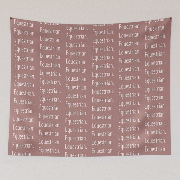 Item preview, equestrian 1, pink and white designed and sold by mindofmyown.