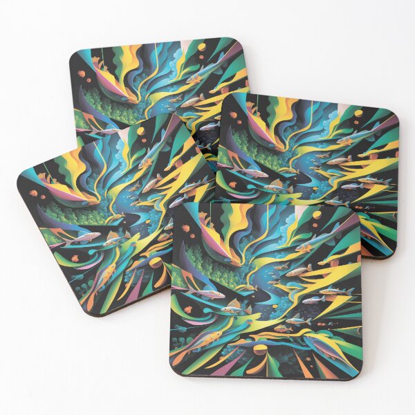 Item preview, Dno morza i oceanu.Abstrakcia,geometria designed and sold by MagelliShop.