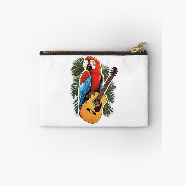 Item preview, Jimmy Buffett tribute sticker, Parrot on guitar designed and sold by BrinaandPops.