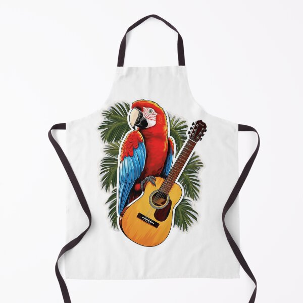 Item preview, Jimmy Buffett tribute sticker, Parrot on guitar designed and sold by BrinaandPops.