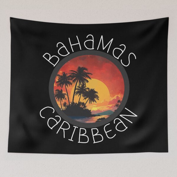 Item preview, Bahamas - Caribbean (with White Lettering) designed and sold by VelvetRoom.