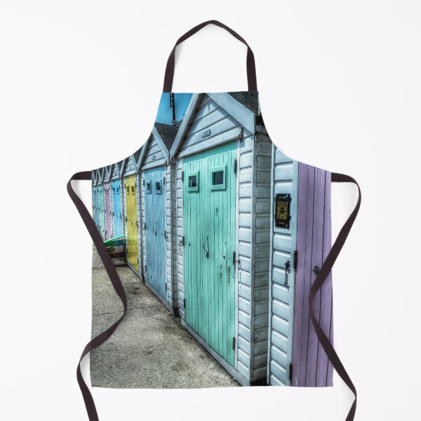 Item preview, Row Of Beach Huts on Lyme Regis Beach, Dorset, UK designed and sold by Paul Thompson Photography.