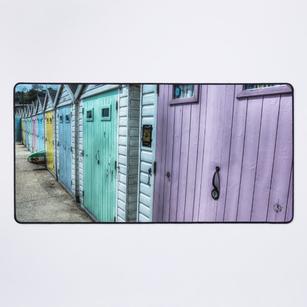 Item preview, Row Of Beach Huts on Lyme Regis Beach, Dorset, UK designed and sold by Paul Thompson Photography.