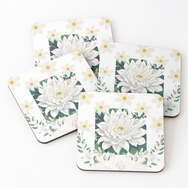 Item preview, pretty white protea flower designed and sold by Yeyishop.
