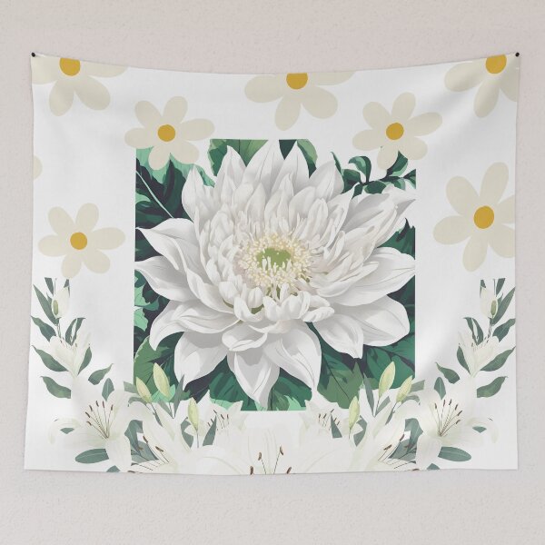 Item preview, pretty white protea flower designed and sold by Yeyishop.