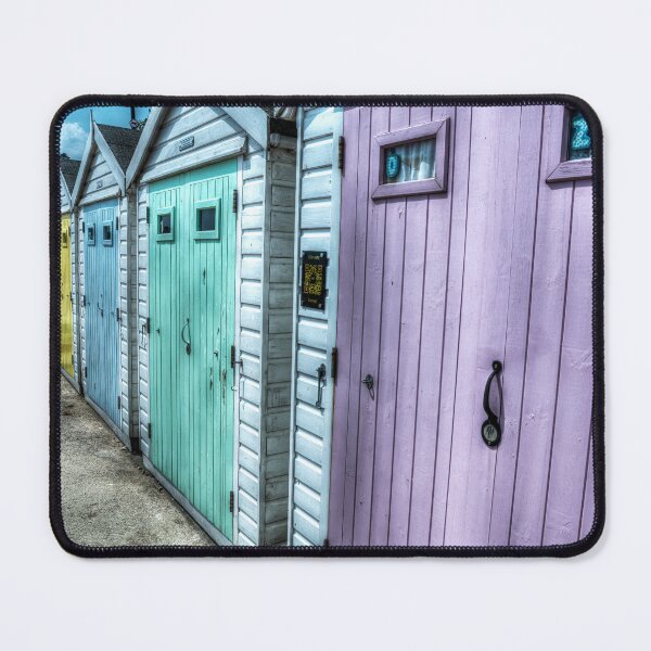 Item preview, Row Of Beach Huts on Lyme Regis Beach, Dorset, UK designed and sold by Paul Thompson Photography.