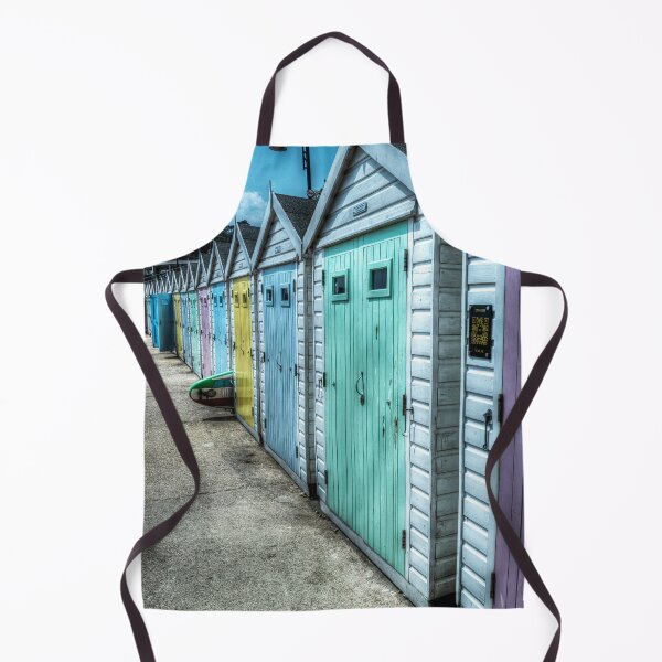 Item preview, Row Of Beach Huts on Lyme Regis Beach, Dorset, UK designed and sold by Paul Thompson Photography.
