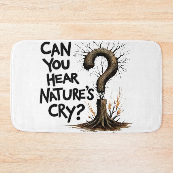 Item preview, Can you hear nature's cry ? - save our planet designed and sold by pixelated_echoes.