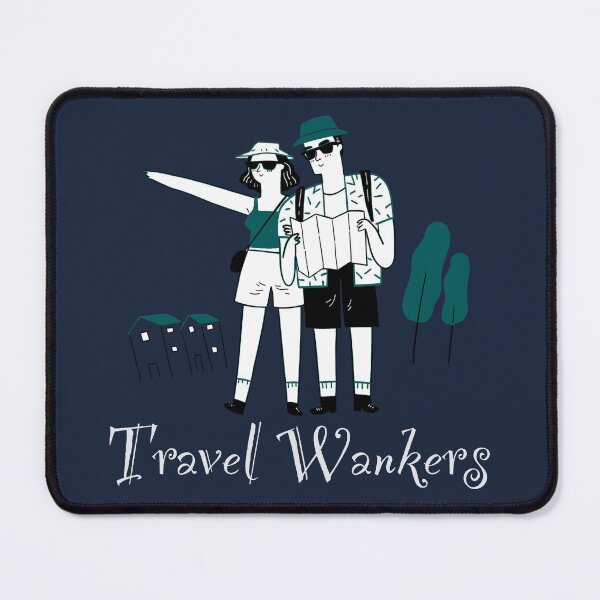 Item preview, Travel Wankers - couple / lovers / friends - Funny humour designed and sold by UKVanlife.