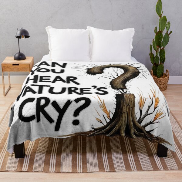 Item preview, Can you hear nature's cry ? - save our planet designed and sold by pixelated_echoes.