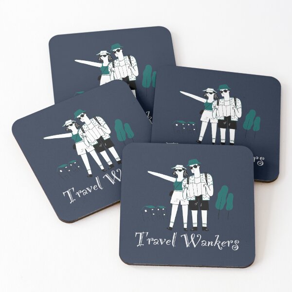 Item preview, Travel Wankers - couple / lovers / friends - Funny humour designed and sold by UKVanlife.