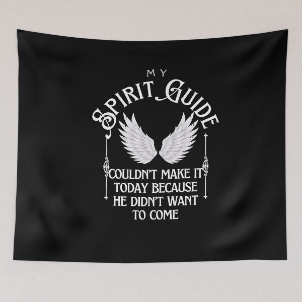 Item preview, My Spirit Guide Funny Quote Angel Wings designed and sold by Hananiah Merch.