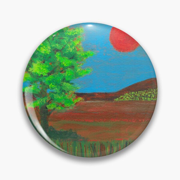 Item preview, Red Sun, Turquoise Sky designed and sold by Alison Crowe.