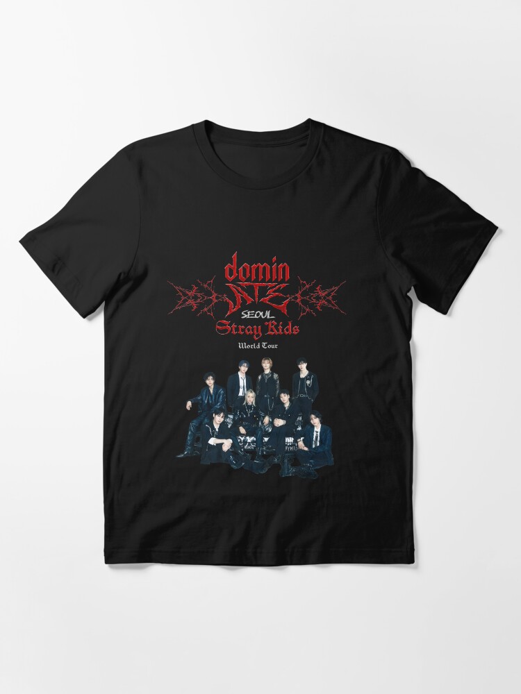 ZJHXQEVC Stray Kids Merch 2025 World Tour Dominate T-Shirt