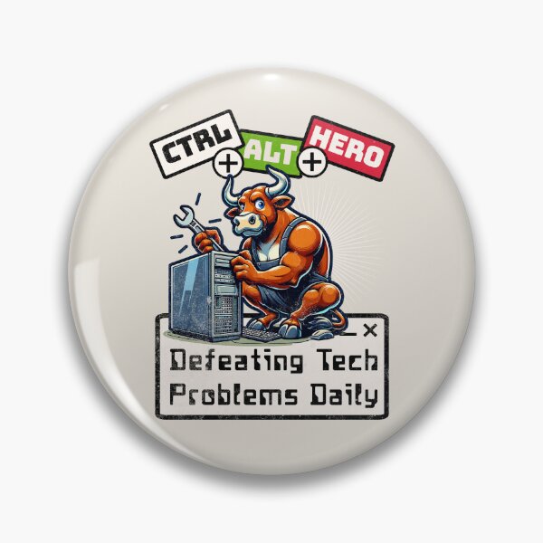 Item preview, Defeating Tech Problems Daily IT designed and sold by RockBeeDesigns.