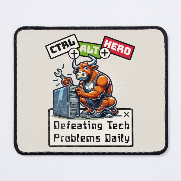 Item preview, Defeating Tech Problems Daily IT designed and sold by RockBeeDesigns.