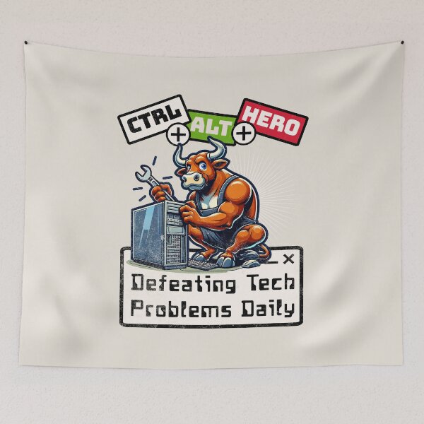Item preview, Defeating Tech Problems Daily IT designed and sold by RockBeeDesigns.