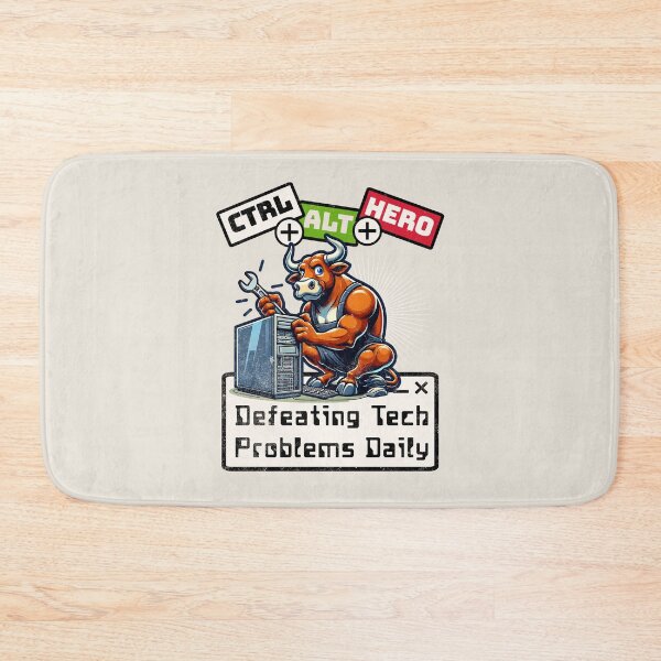 Item preview, Defeating Tech Problems Daily IT designed and sold by RockBeeDesigns.
