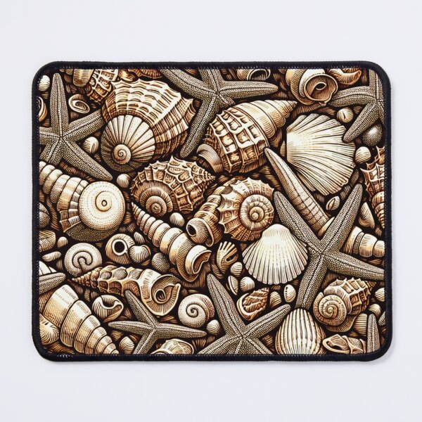 Item preview, Seashells Pattern designed and sold by InsanseCreation.