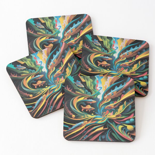 Item preview, Dno morza i oceanu.Abstrakcia,geometria designed and sold by MagelliShop.