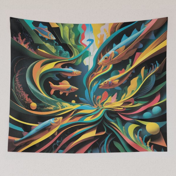 Item preview, Dno morza i oceanu.Abstrakcia,geometria designed and sold by MagelliShop.