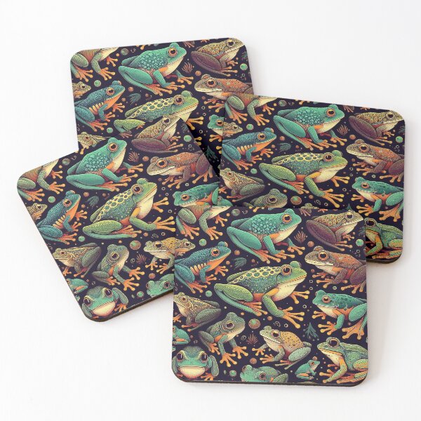 Item preview, Colorful Frog Trippy Paint Art Design designed and sold by aisublime.