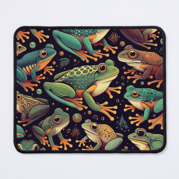 Item preview, Colorful Frog Trippy Paint Art Design designed and sold by aisublime.