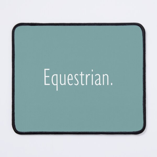 Item preview, equestrian 1, turquoise and white designed and sold by mindofmyown.