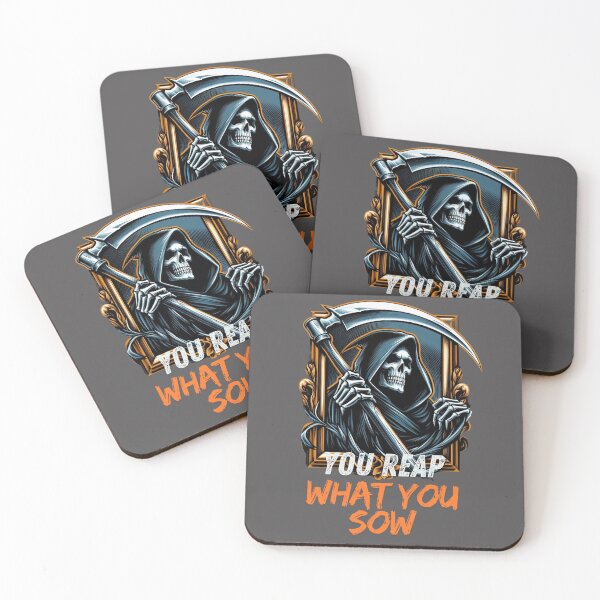 Item preview, Reaper's Warning: You Reap What You Sow designed and sold by PosiPrints.