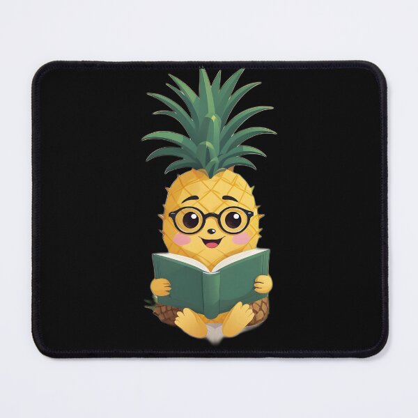 Item preview, Cute Pineapple Reading A Book - Funny Design designed and sold by Digi-Bay.
