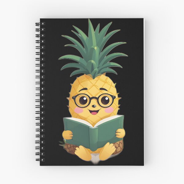 Item preview, Cute Pineapple Reading A Book - Funny Design designed and sold by Digi-Bay.
