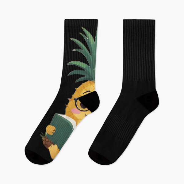 Item preview, Cute Pineapple Reading A Book - Funny Design designed and sold by Digi-Bay.