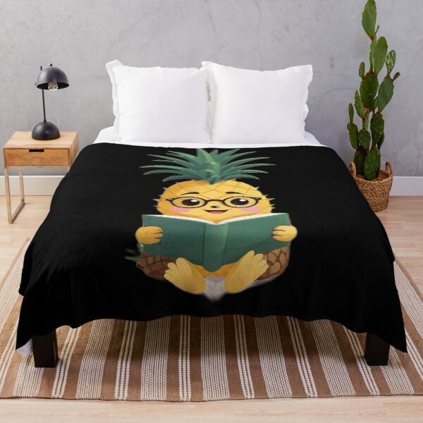 Item preview, Cute Pineapple Reading A Book - Funny Design designed and sold by Digi-Bay.