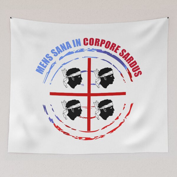 Item preview, Sardegna 4 mori - Sardinia flag - Mens sana in corpore Sardus  designed and sold by miskaralise.