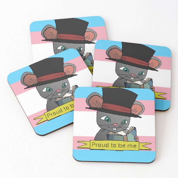 Item preview, Transexual Pride Timone the Mouse designed and sold by Quiet Crows Trinkets.