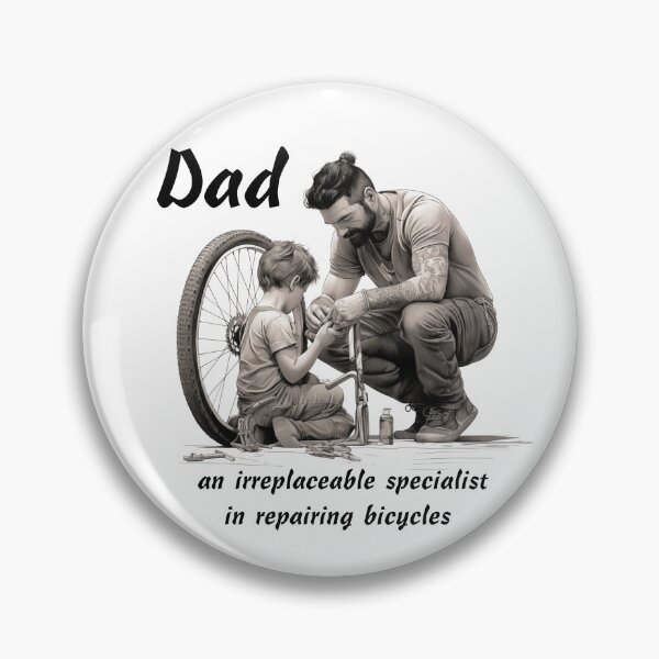 Item preview, Dad, an irreplaceable specialist in repairing bicycles designed and sold by TeeTemptation.