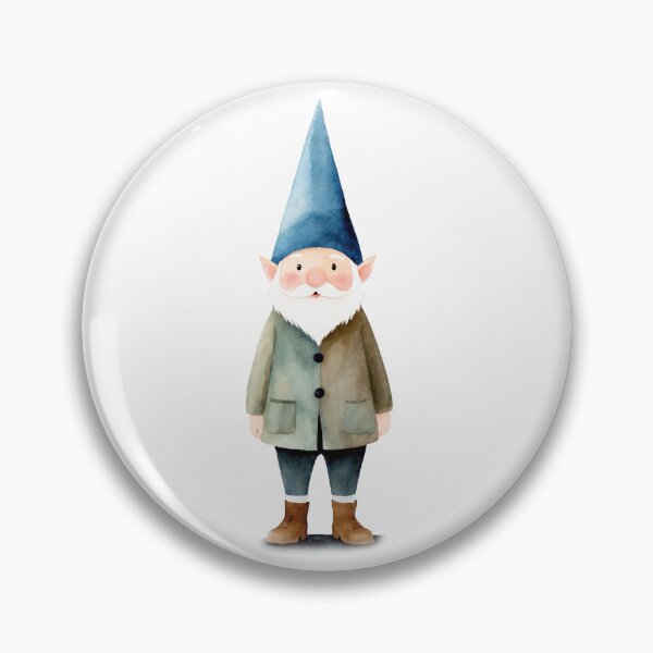 Item preview, Adorable Watercolor Gnome Character designed and sold by Victoria Riabov.