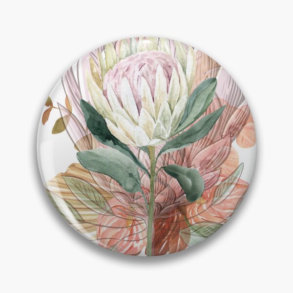 Item preview, pretty flower protea lovers designed and sold by Yeyishop.
