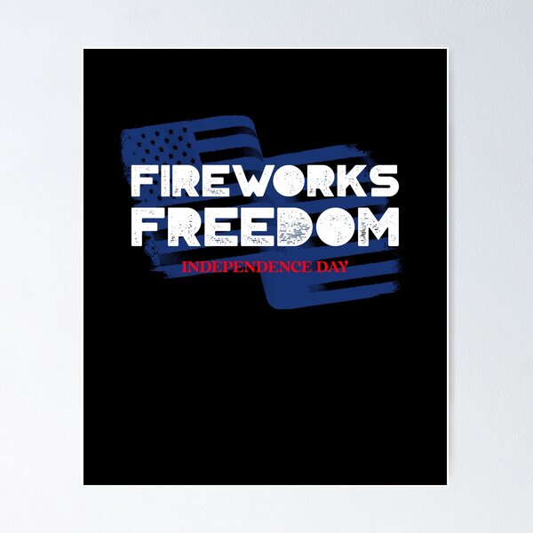 Item preview, Fuegos artificiales Libertad 4 de julio Día de la Independencia  designed and sold by BoldImpDes.