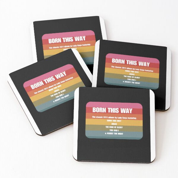 Item preview, LGBT Born This Way Music Minimal Art  designed and sold by buizel123.