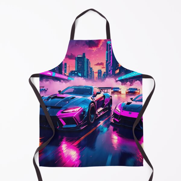 Item preview, Super Faster Gotta Race Neon Vapor Drift designed and sold by Ink Art Design.