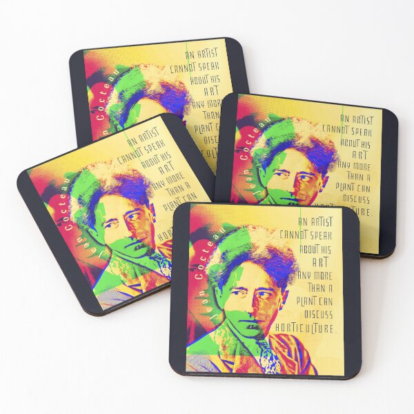 Item preview, Jean Cocteau quote: An artist cannot speak about his art any more than a plant can discuss horticulture. designed and sold by artbleed.