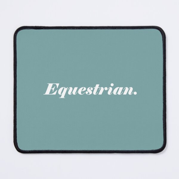 Item preview, equestrian 3, turquoise and white designed and sold by mindofmyown.