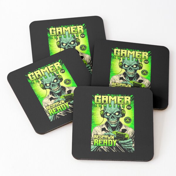 Item preview, Gamer Zombies Halloween Zombie Gaming Comic Book Cover designed and sold by GrandeDuc.