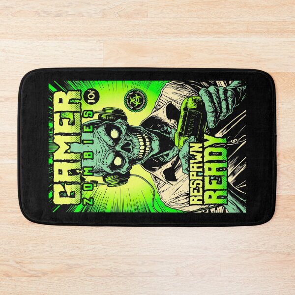 Item preview, Gamer Zombies Halloween Zombie Gaming Comic Book Cover designed and sold by GrandeDuc.