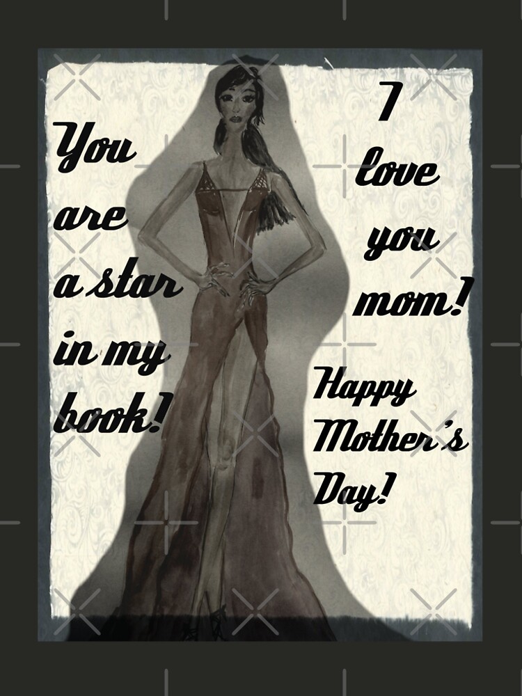 Happy Mother's Day! I love you mom! Fashion Illustration by IvanaKada