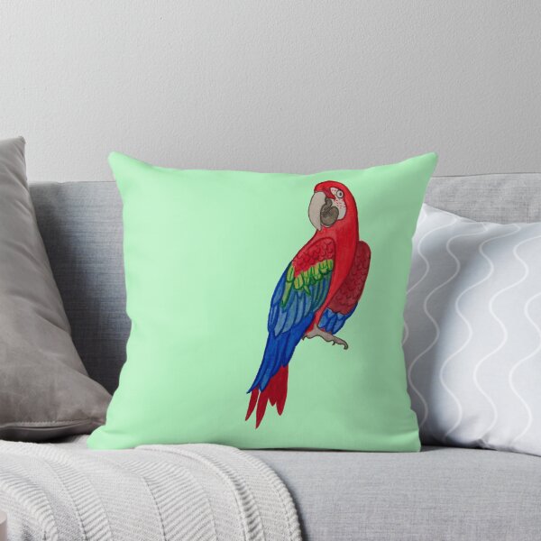 Item preview, Colorful Macaw Parrot - Vibrant Tropical Bird Illustration designed and sold by the little fennec.