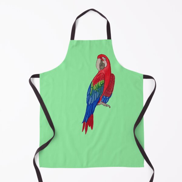 Item preview, Colorful Macaw Parrot - Vibrant Tropical Bird Illustration designed and sold by the little fennec.